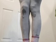 Baby Girl can't hold her pee ❤️ (floods pants and floor) 3/16