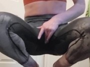 Baby Girl can't hold her pee ❤️ (floods pants and floor) 7/16