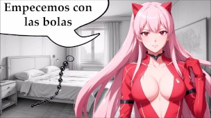 JOI Hentai Anal con Zero Two.