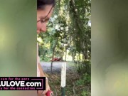 Big boobs babe dirty talking JOI w/ pussy spreading closeups, belly button cumshot blooper, behind scenes candids - Lelu Love 4/16