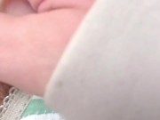 濡れ音すごすぎ♡剛毛素人が喘ぎまくり指オナニー♡しましまパンティの中でイっちゃう♡【個人撮影】 9/16