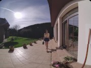 FuckPassVR - Paola Hard, dressed skimpily, eager to suck and fuck your cock in this Spanish VR adventure 2/16