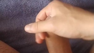Hard handjob orgasm
