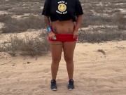 Smoking While Piss On The Street😈💦 4/16