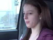 Super cute Teen brunette fucks Producer 1/16