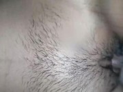 CLOSE Up : Black Hair Girl Say, I won't Use Condom and Milk Twice  Inside Mouth 16/16