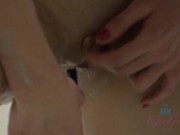 POV date with pornstar Megan Marx rubbing her pussy in hotel room GFE 16/16