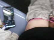 Public Empty Train Video - Screenshot 4 of 16 - Solo Orgasm