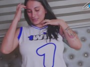 La NOVIA FUTBOLISTA de mi MEJOR AMIGO me saca la leche antes de salir jenifer play 7/16