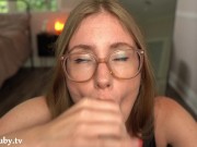 ASMR ~ Emma Ruby Gives You a Sloppy Blowjob 16/16