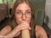 ASMR ~ Emma Ruby Gives You a Sloppy Blowjob 5/16