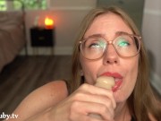 ASMR ~ Emma Ruby Gives You a Sloppy Blowjob 9/16