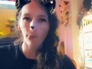 Snapchat girl eats banana with yogurt on it ♡ 16/16