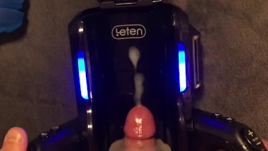 Cumming Twice To My Porn While Using My New Leten Thrusting-Pro Male Masturbator For The First Time