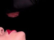 She milked me with her mouth. Cum in mouth close up 12/16