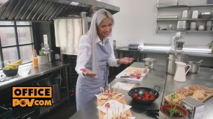 POV - Veronica Leal is the hottest chef in town and she wants some relief