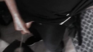 me pissing in fishnets