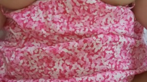 Missionary with Big Bouncing Boobs Babe in Sundress