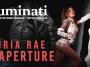 LUCIDFLIX Naughty brunette Adria Rae takes a cock up her ass during her photoshoot