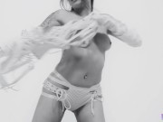 LUCIDFLIX Naughty brunette Adria Rae takes a cock up her ass during her photoshoot 3/16