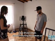 Cute personal trainer Melany Lopez fucks her new client 3/16