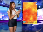WTF!! Weather Girl Gets Fucked By Fan Live On Air 4/16