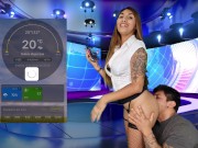 WTF!! Weather Girl Gets Fucked By Fan Live On Air 5/16