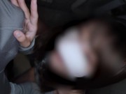 激カワ清楚系美女が飲んだ勢いでベランダで即フェラ抜きで大量口内射精！【即削除注意】　巨乳 手コキ 野外 素人 顔出し 日本人 japanese カップル イチャイチャ 変態 流出  まろちゃんねる 4/16