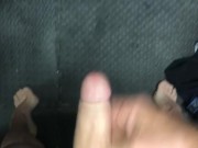 Pissing & Cumming Into The Washing Machine, Then Cleaning It Up 11/16