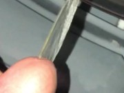 Pissing & Cumming Into The Washing Machine, Then Cleaning It Up 3/16