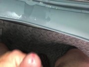 Pissing & Cumming Into The Washing Machine, Then Cleaning It Up 6/16