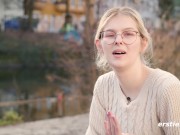 Ersties - Blonder Engel Ally im heißen Solo 12/16