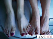 JOI Foot Tease With Katrina Colt and Alexia Anders