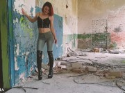 Thigh High Boots ASMR Mistress Perfect Ass Tight Jeans Boot Fetish Tease 13/16