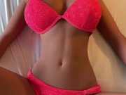 POV fucking doll Mandy in her pink bikini (part 2) 14/16