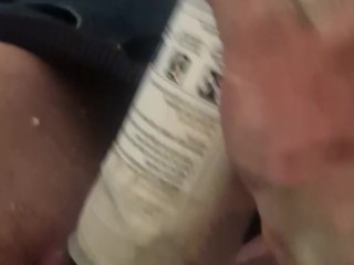 Homemade pussy created massive loads of sperm