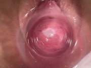 Camera deep inside Mia's tight creamy pussy 15/16