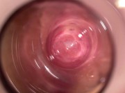 Camera deep inside Mia's tight creamy pussy 8/16