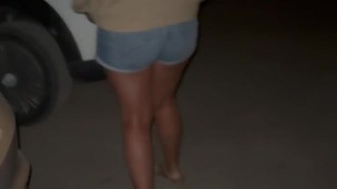 Pissing In The Night On The Street😈💦
