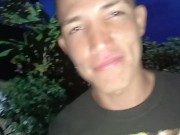 PAGANDO LA CARRERA CON SEXO PARTE 1 - Screenshot 12 of 16 - Public Blowjob
