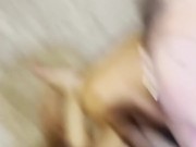 Innocent 18 Year Old College Girl gets HUGE FACIAL from Classmate 16/16