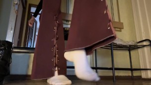 Clean my boots, dog. One try