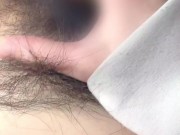 I come with my fingers♡Realistic masturbation of hairy Japanese amateurs♡Subjective video [Selfy]. 11/16