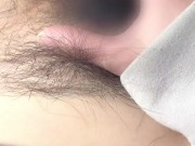 I come with my fingers♡Realistic masturbation of hairy Japanese amateurs♡Subjective video [Selfy]. 12/16