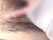 I come with my fingers♡Realistic masturbation of hairy Japanese amateurs♡Subjective video [Selfy]. 13/16