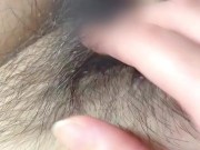 I come with my fingers♡Realistic masturbation of hairy Japanese amateurs♡Subjective video [Selfy]. 2/16