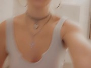 I didn't have to pee that bad 🙊 Was feeling horny thinking about peeing 😈😍 1/16