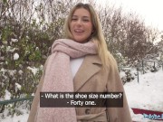 Public Agent Pretty Spanish teen public pick up big cock pounds petite Latina pussy multiple orgasms 3/16