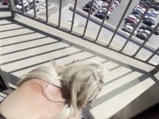 *VIEWS ON VIEWS ON VIEWS* pawg CHLOE BLACC taking huge BBC backshots on the balcony and loving it! 3/16