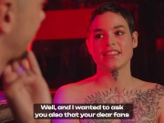 Gorgeous submissive Latina Saba Lapiedra thoroughly enjoys a BDSM-filled threesome 4/16